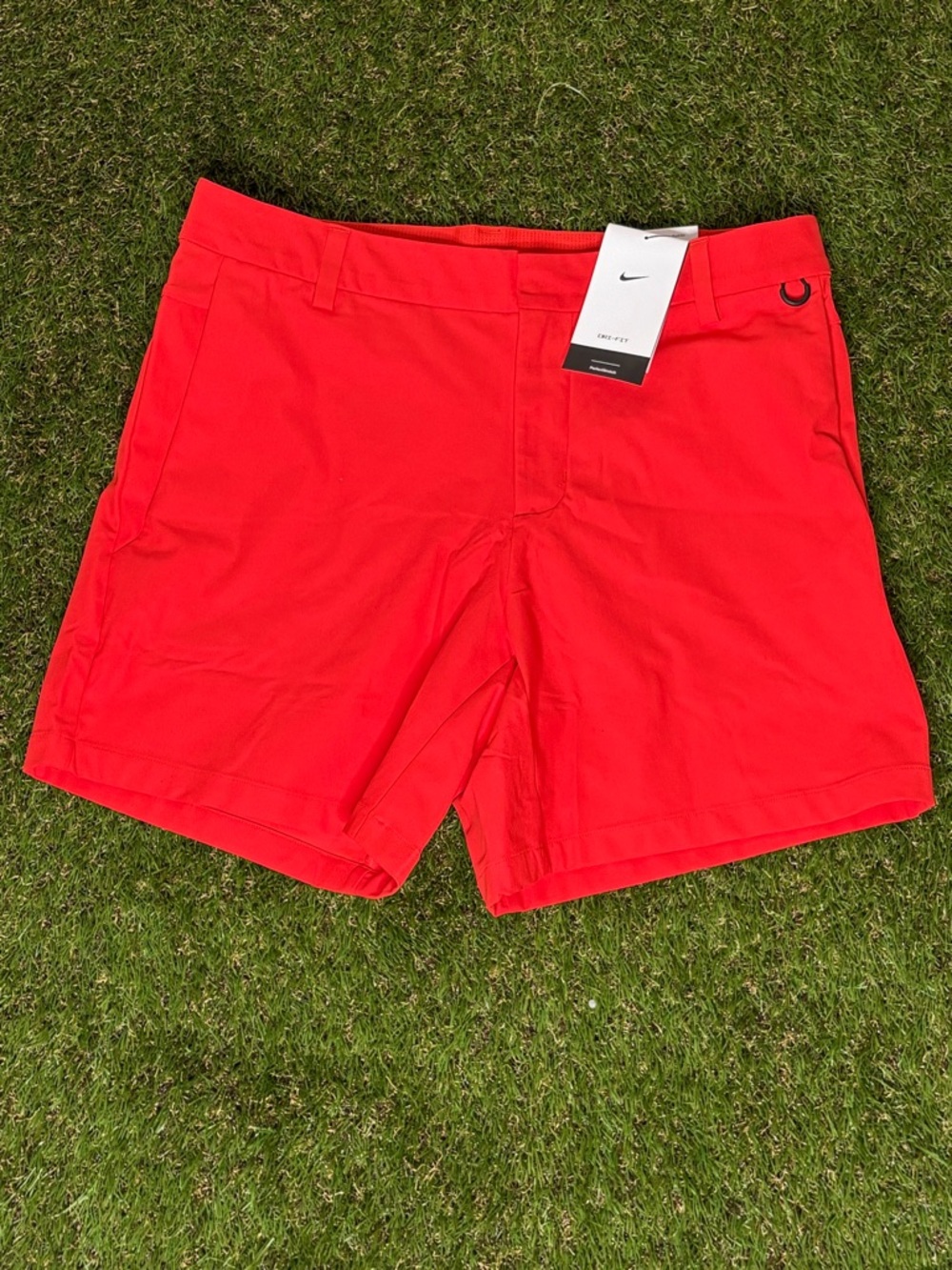 Nike Mens 24.7 Perfect Stretch 6" Golf Shorts Sz 32(M) Orange HQ6933-633